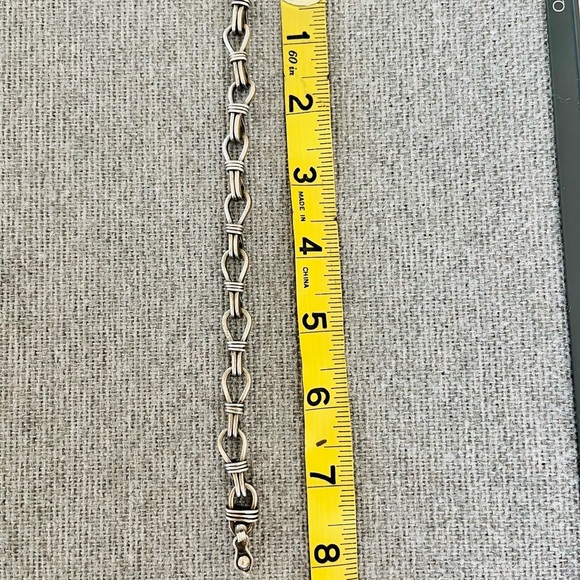 Vintage 925 silver Mexican 26 gram bracelet - Picture 4 of 7